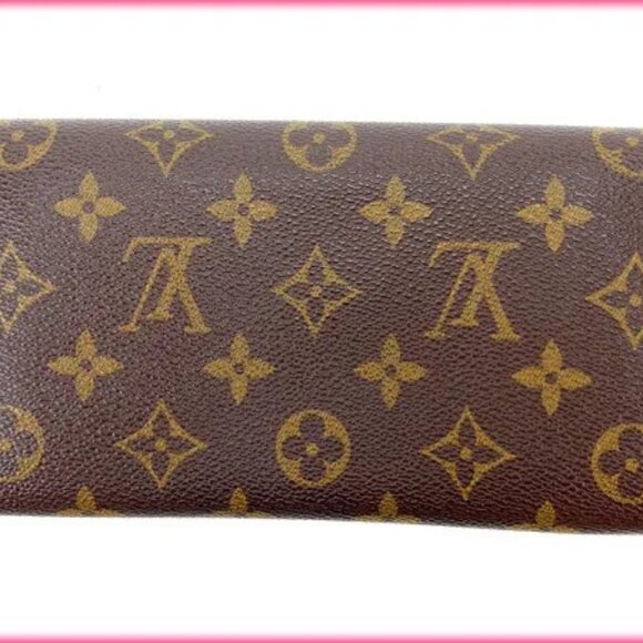 Louis Vuitton Wallet Purse Long Wallet Monogram Brown Woman Authentic - Picture 2 of 9
